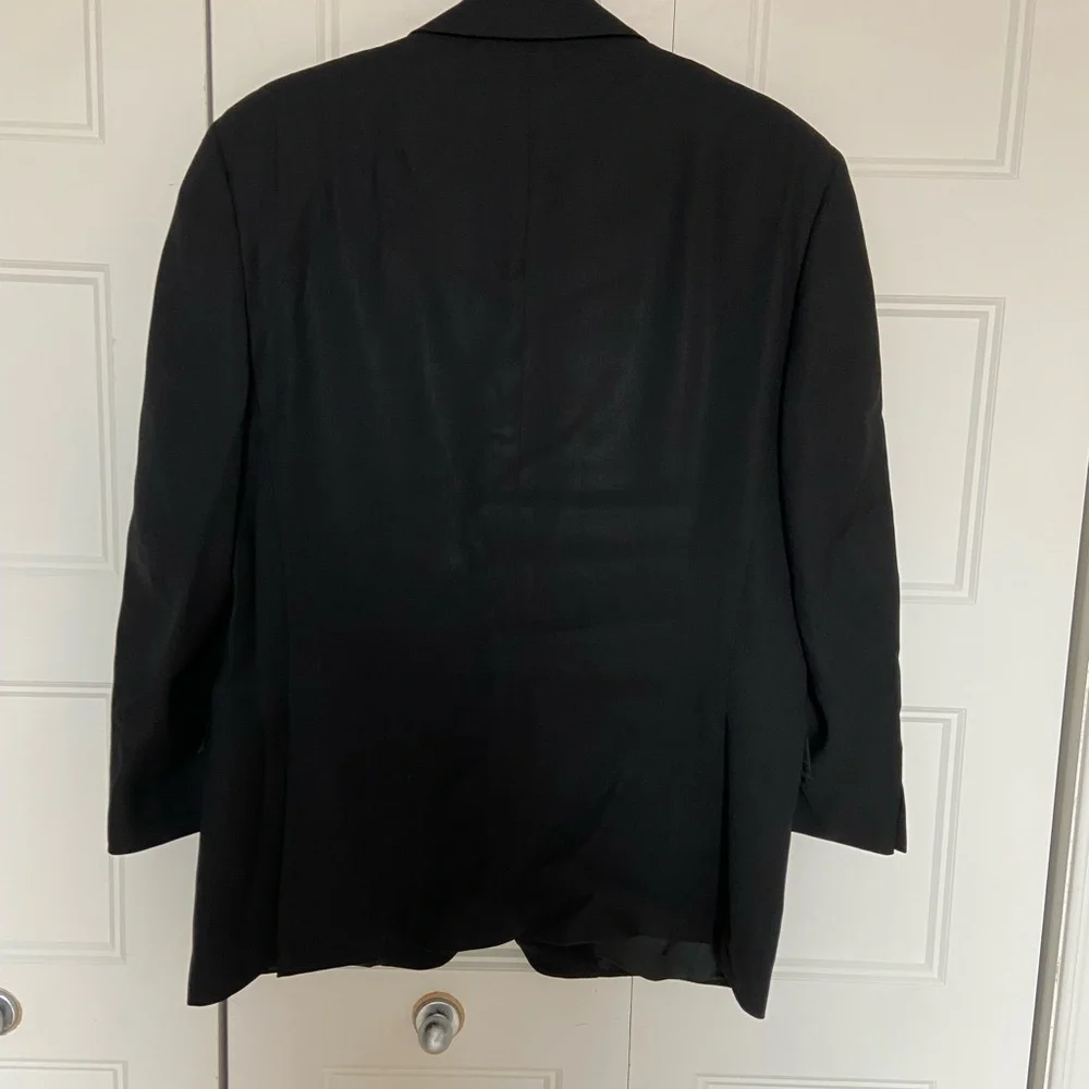 Canali Vintage Classic Black Men's Blazer - Picture 2 of 9